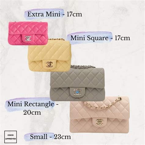 small chanel bag size|smallest chanel bag.